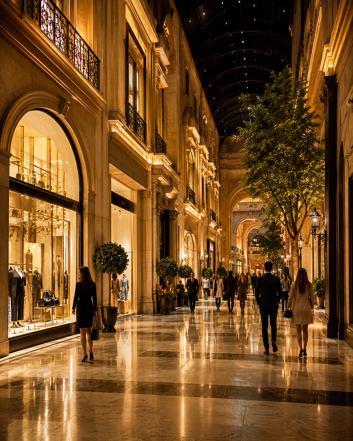 فضای خرید لوکس